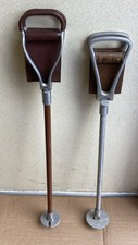 2 x Shooting Sticks - Leather