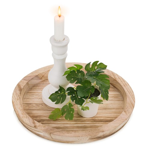 Rustic wooden serving tray - serving,