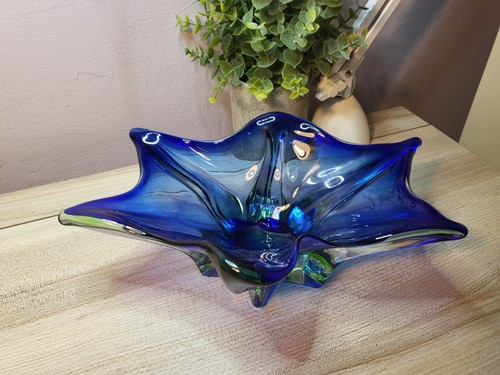Murano sommerso freeform glass - murano,