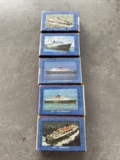 5 Vintage Ships Matchboxes