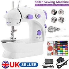 Mini Portable Home Travel Desk Sew Quick Hand-held Stitch Clothes Sewing Machine