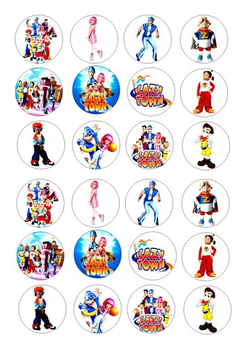 Lazytown cupcake wafer - ,