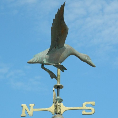 Duck weathervane pure copper - weathervane,