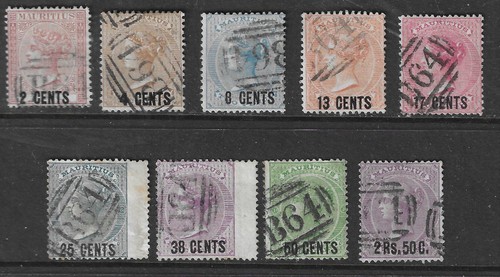Seychelles 1878 surcharge - ,
