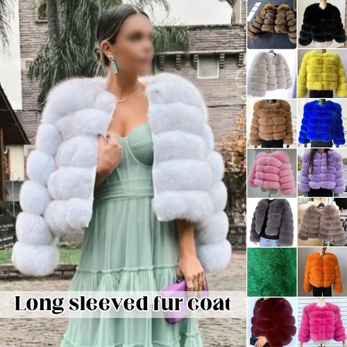 Luxury lady faux - lady, fur