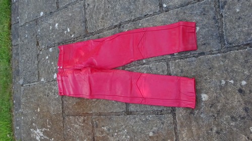 Belstaff red leather classic - red,