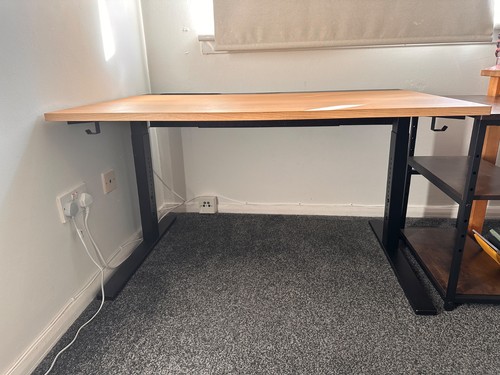 Ikea mittzon desk oak veneer - ikea,