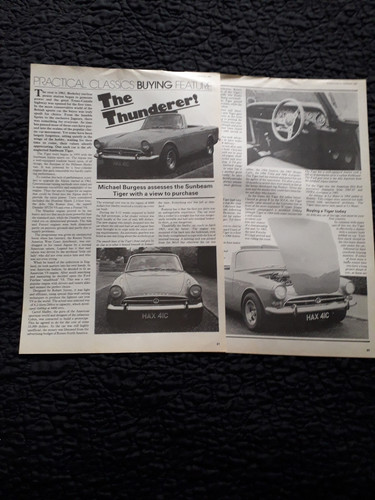 Sunbeam tiger the thunderer - sunbeam,