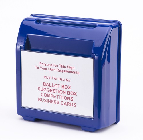 Blue suggestion ballot - /, /