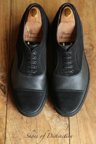 Tricker black suede leather - black,