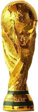 NEW 36CM WORLD CUP FOOTBALL QATAR 2022 REPLICA TROPHY SPORT MEMORABILIA SOUVENIR