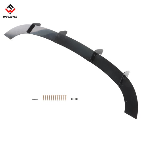 Gloss black rear diffuser - black,