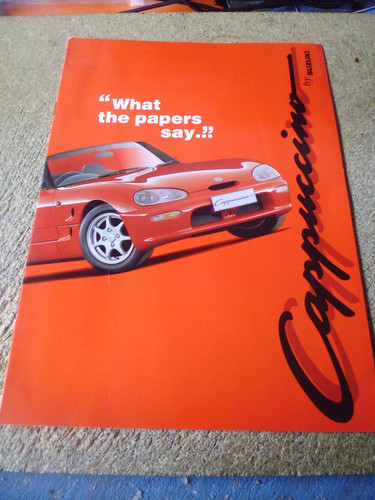 Suzuki cappuccino brochure - suzuki,