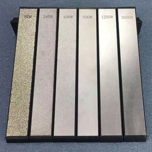 6pcs grit diamond stone knife - diamond,