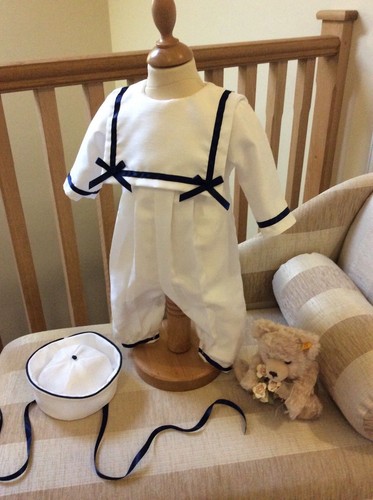Boys christening gown sailor - -,