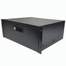 5U 19" 370mm Locking Storage