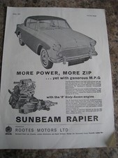 SUNBEAM RAPIER ROOTES MOTORS