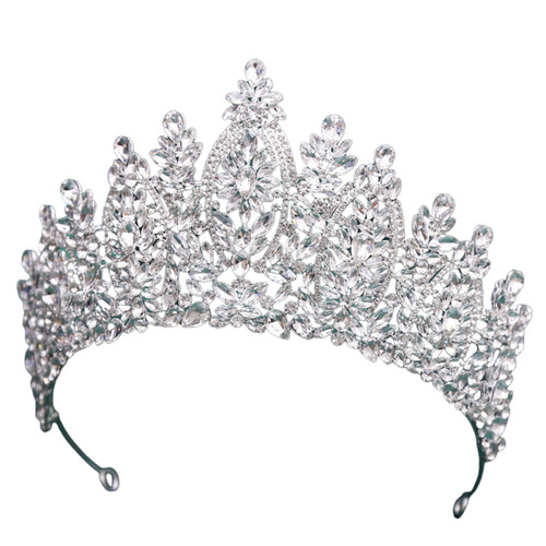 Crystal pageant crown - crystal,