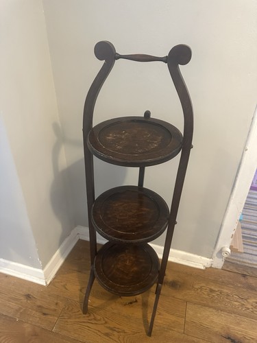 Wooden folding tier cake - wooden,