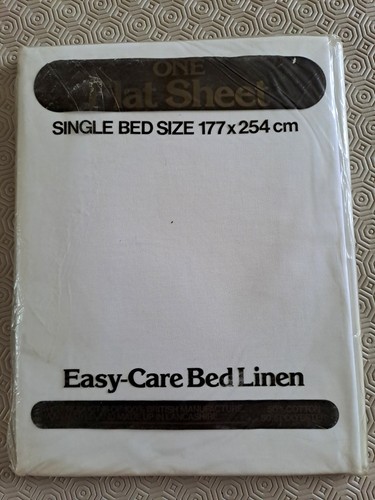 1970s single bed - sheet, -old