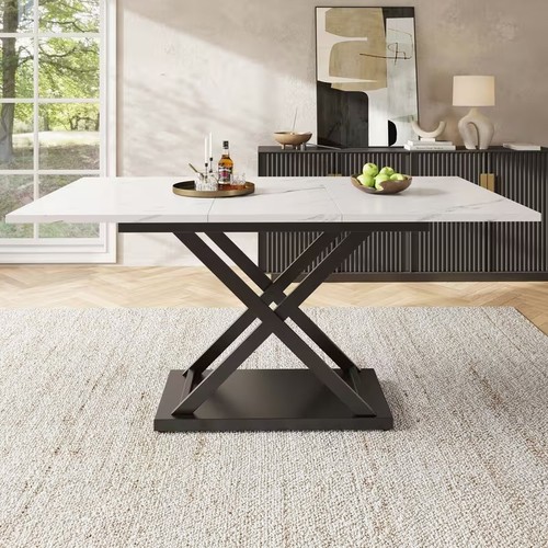 Extendable white marble - extendable,