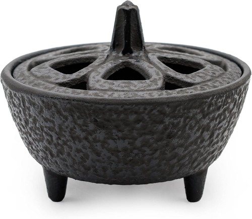 Cast iron incense burner - cast,