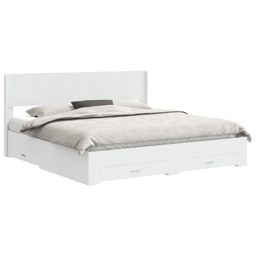 Bed frame with storage and - with,