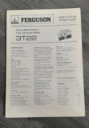 Ferguson 3t22 three band - three,