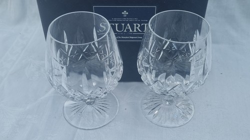 Pair stuart crystal glencoe - stuart,