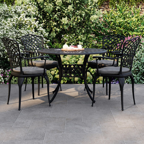 Cast aluminium table and - cast,