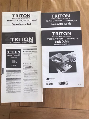 Korg triton keyboard manuals - korg,