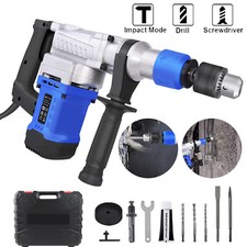 3500W Electric Breaker Jackhammer Concrete Demolition Hammer Jack Drill Tool Set