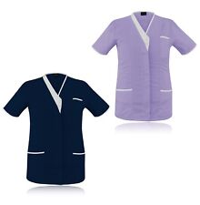 Nursing Uniforms  V neck Design ladies Tunics Medical Nursing Dentist Healthcare