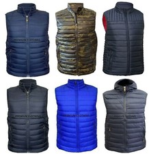 X STORE Mens Sleeveless GILETS Body Warmer Puffer Quilted Padded Bomber Jackets