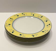 Lot of 4 Royal Doulton BLUEBERRY 10 1/4" Dinner Plates