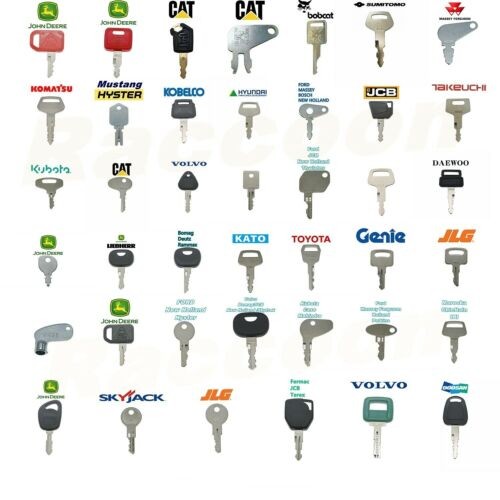 Heavy equipment key set - 41,