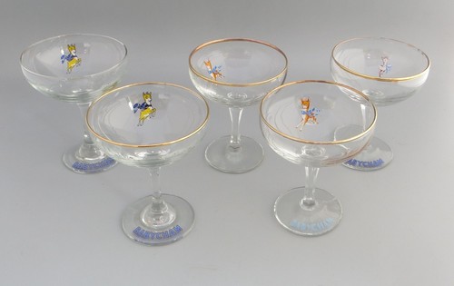 Single babycham glass 50 s - babycham,