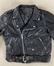 Vintage Leather Biker Jacket