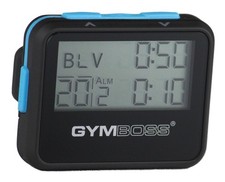 Interval Timer Stopwatch Black/Blue - Cardio, MMA, Boxing, HIIT, Shock Resistant