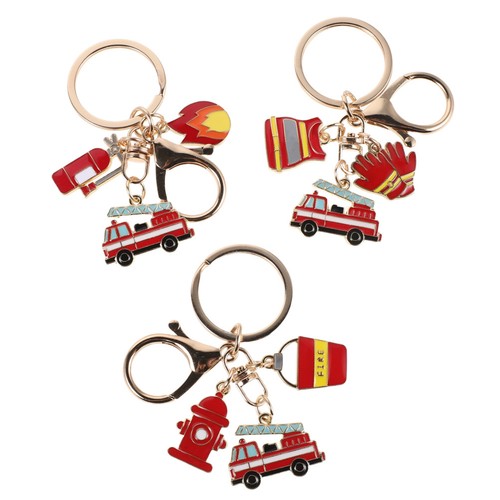 Pcs fire key ring enamel - pcs,