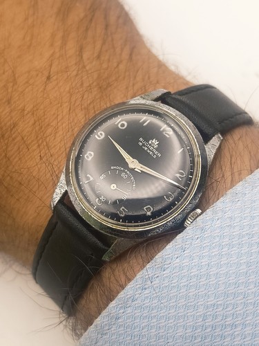 Vintage bucherer rare black - vintage,