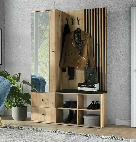 Anteroom with hangers shelves - with,