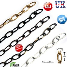 2x Metal Alloy Cable Chain