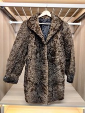 VINTAGE REAL FUR COAT fits UK