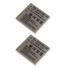 2X Camera Battery 3.7v for Sanyo DB-L20 DB-L20A L20AU VAR-L20N VAR-L20NI