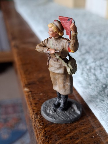 Russian lead female - , soldier.
