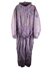 STORY Purple Ski Suit size Uk 14 Womens Skiing Snow Vintage 90's