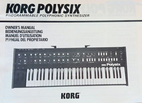 Korg polysix synthesizer - polysix,