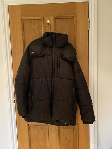 Zara black puffer - puffer, coat