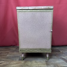 Lloyd Loom Style Pink Bedside